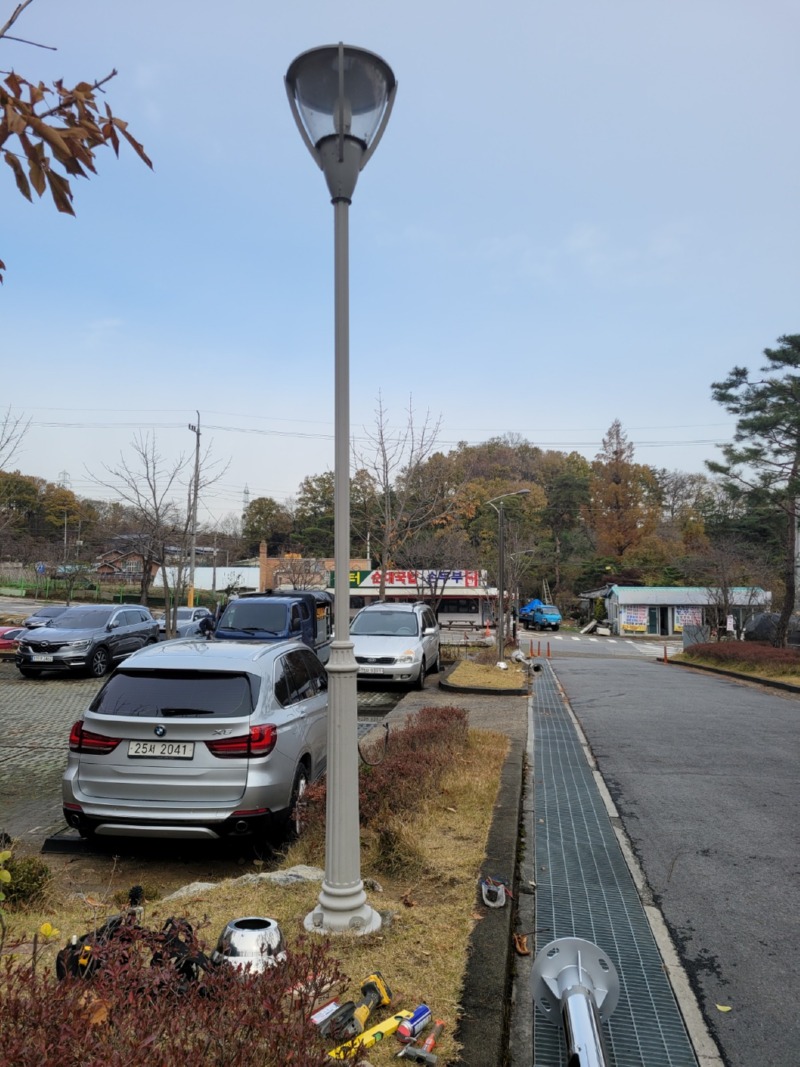 이지산업|세OOO공원 노후 공원등 교체공사